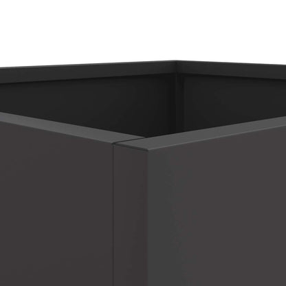 Planter Black 42x40x39 cm Steel