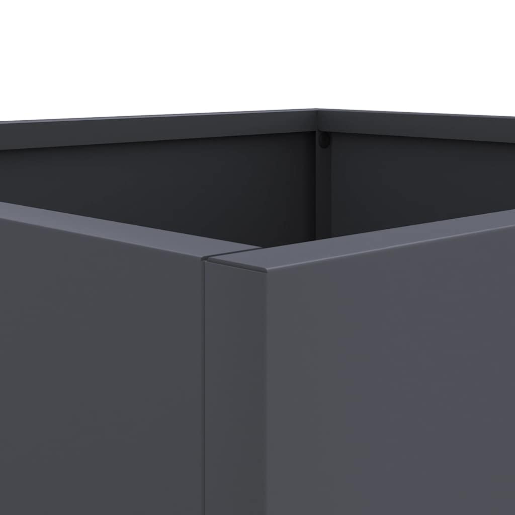 Planter Anthracite 42x40x39 cm Steel