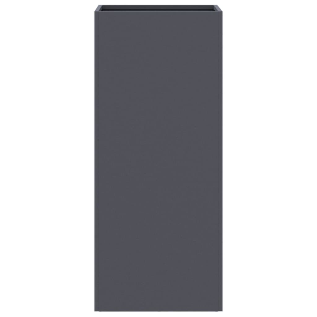 vidaXL Planter Anthracite Cold-rolled steel Medium Durable Planter