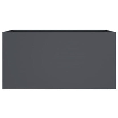 Planter Anthracite 62x30x29 cm Steel