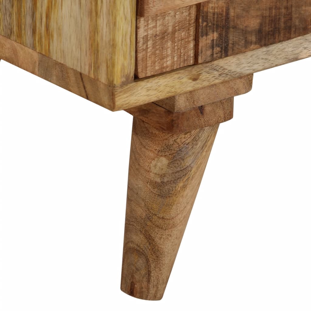 TV Stand with 2 Drawers 43.3"x11.8"x17.7" Solid Wood Mango