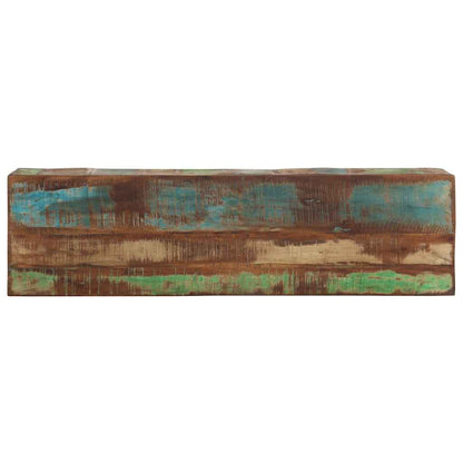 Console Table 110x30x75 cm Solid Wood Reclaimed and Iron