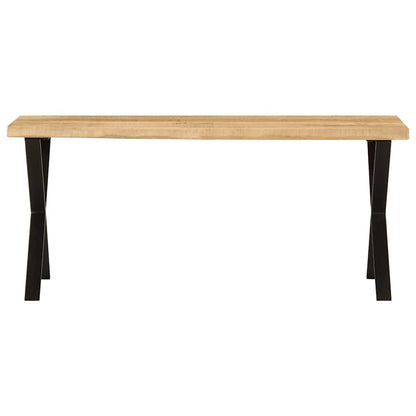 Bench with Live Edge 105 cm Solid Wood Mango