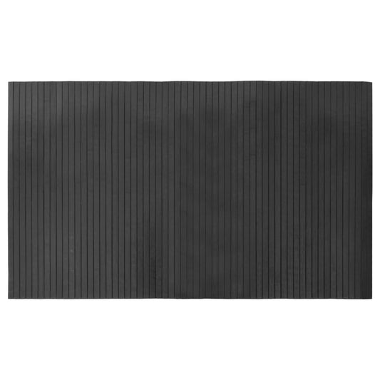 Rug Rectangular Grey 60x100 cm Bamboo