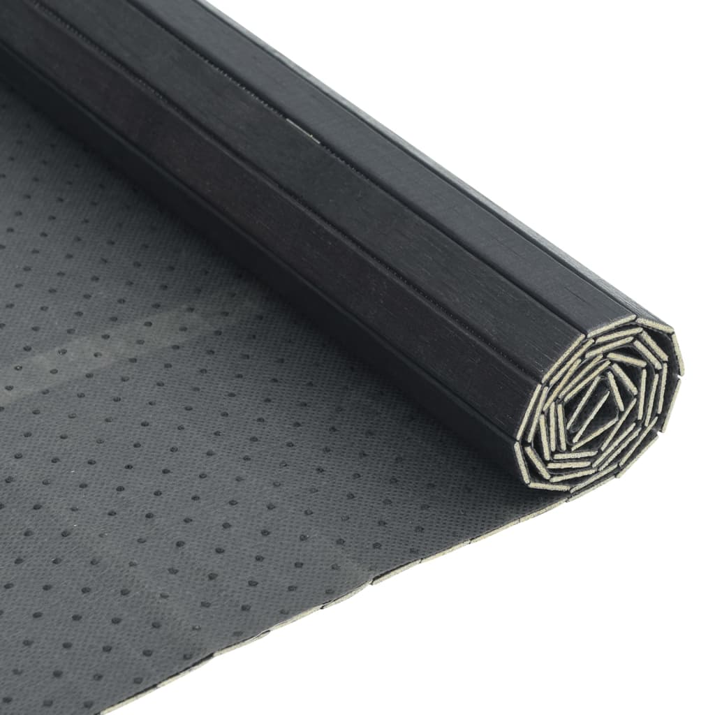 Rug Rectangular Grey 60x300 cm Bamboo