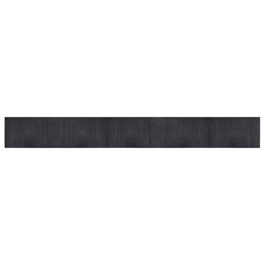 Rug Rectangular Grey 60x500 cm Bamboo