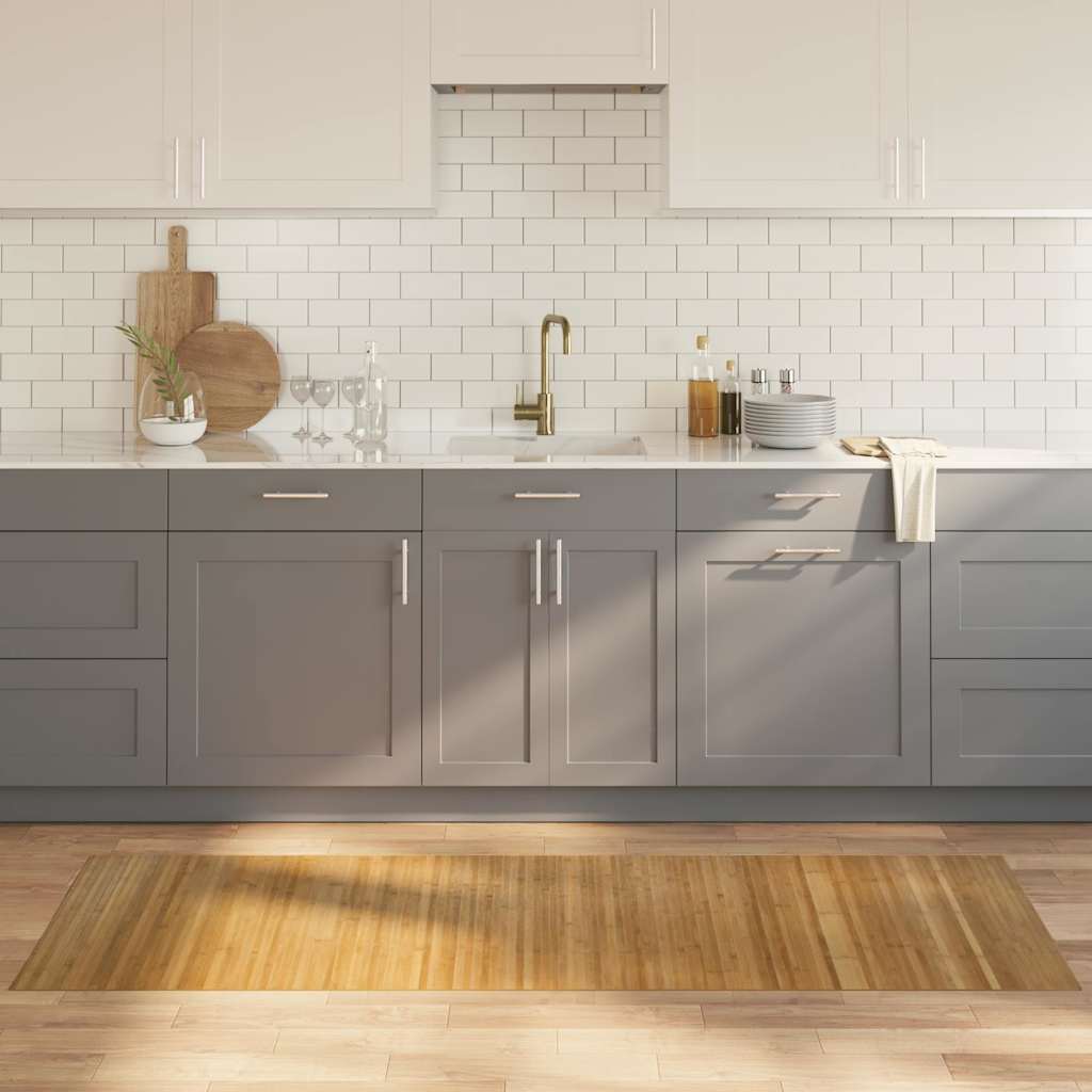 Rug Rectangular Nature 70x200 cm Bamboo