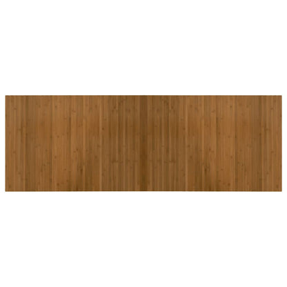 Rug Rectangular Brown 70x200 cm Bamboo