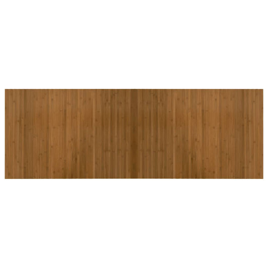 Rug Rectangular Brown 70x200 cm Bamboo