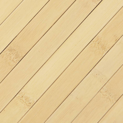 Rug Rectangular Light Nature 70x200 cm Bamboo