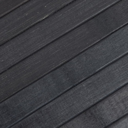 Rug Rectangular Grey 70x400 cm Bamboo