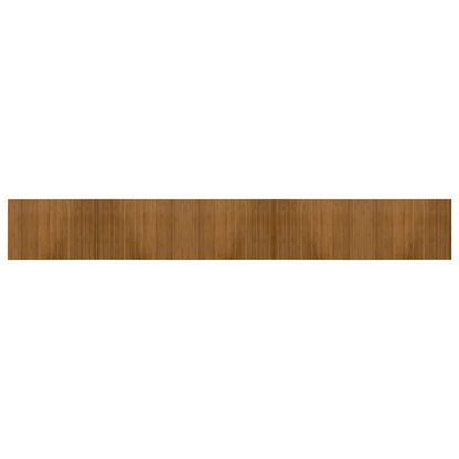 Rug Rectangular Brown 70x500 cm Bamboo