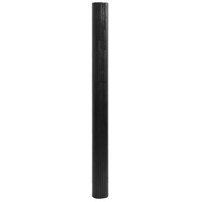Rug Rectangular Black 80x100 cm Bamboo