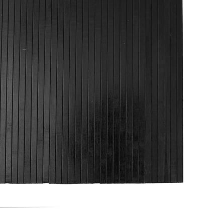 Rug Rectangular Black 80x200 cm Bamboo