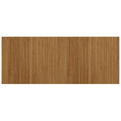 Rug Rectangular Brown 80x200 cm Bamboo