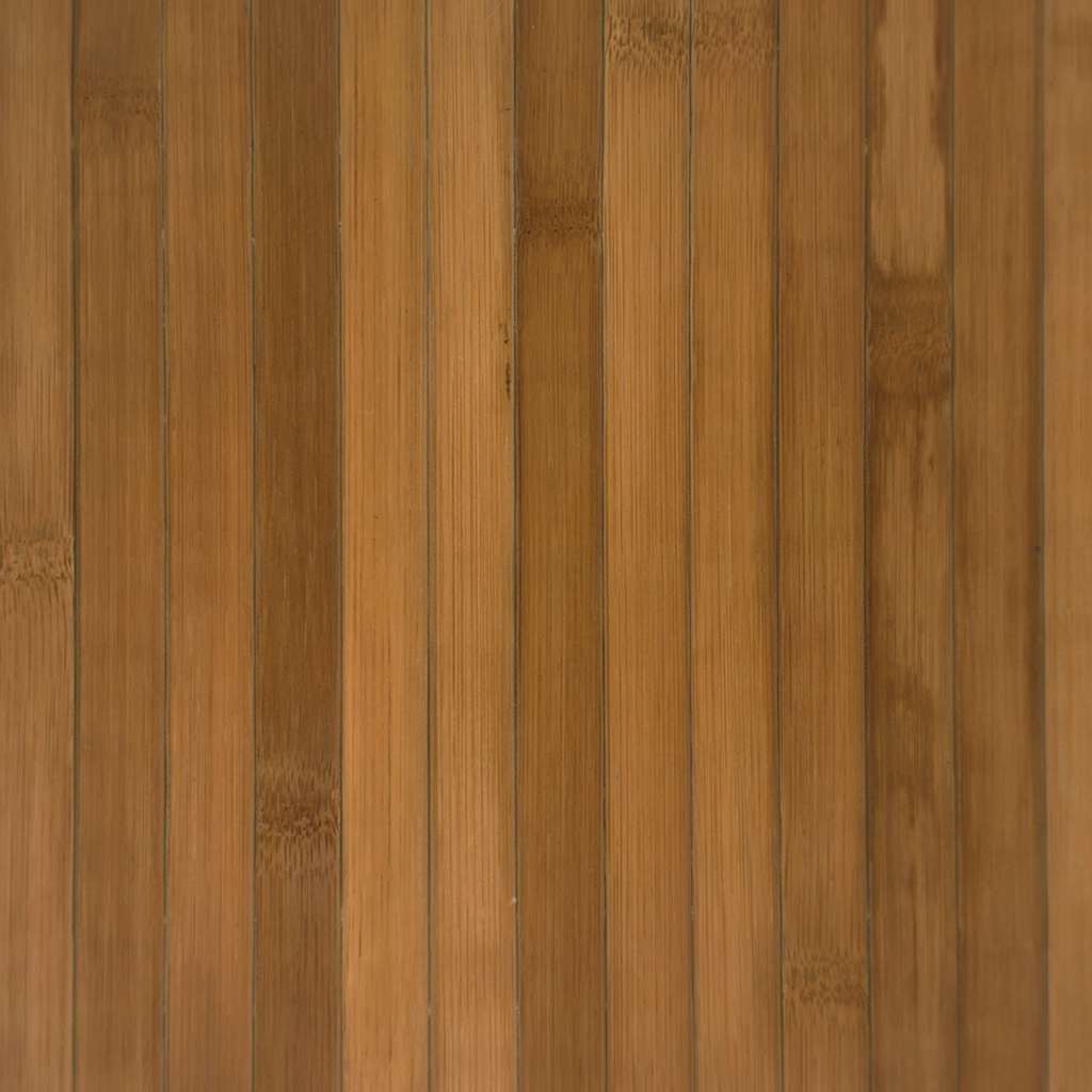 Rug Rectangular Brown 80x200 cm Bamboo