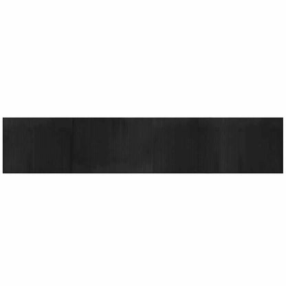 Rug | Black | Bamboo, Polypropylene | Large | Rug | Rectangular | Modern