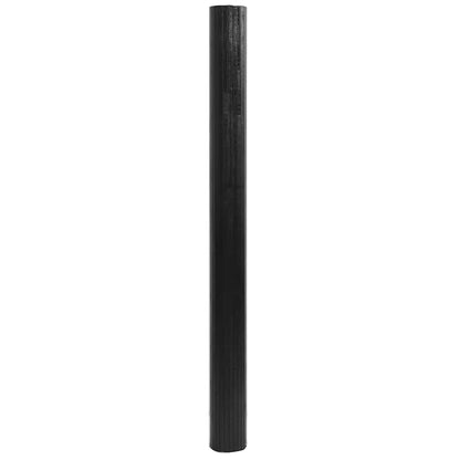 Rug | Black | Bamboo, Polypropylene | Large | Rug | Rectangular | Modern