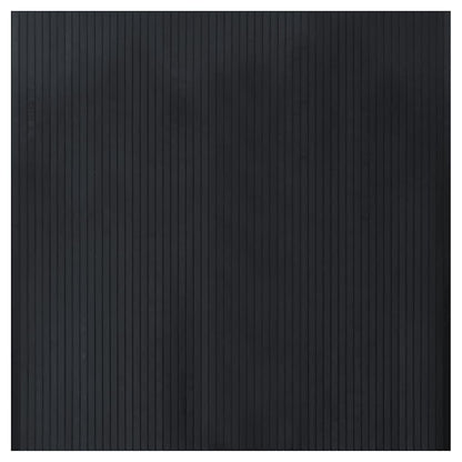 Rug Square Black 100x100 cm Bamboo