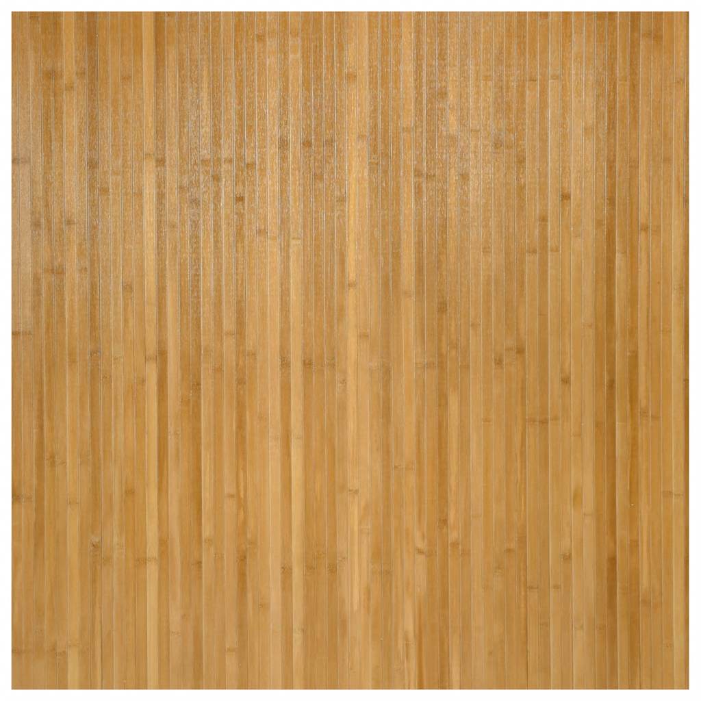 Rug Square Nature 100x100 cm Bamboo