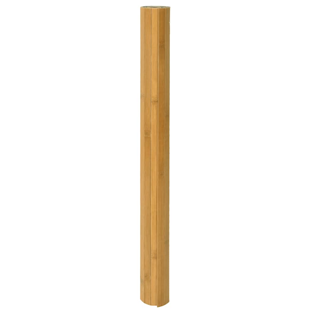 Rug Square Nature 100x100 cm Bamboo