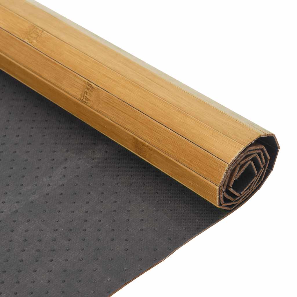 Rug Square Nature 100x100 cm Bamboo