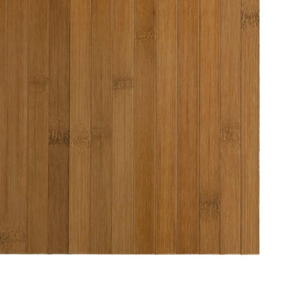 Rug Square Brown 100x100 cm Bamboo