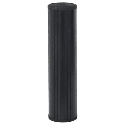 Rug Rectangular Black 60x100 cm Bamboo