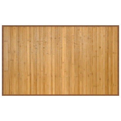 Rug Rectangular Natural 60x100 cm Bamboo