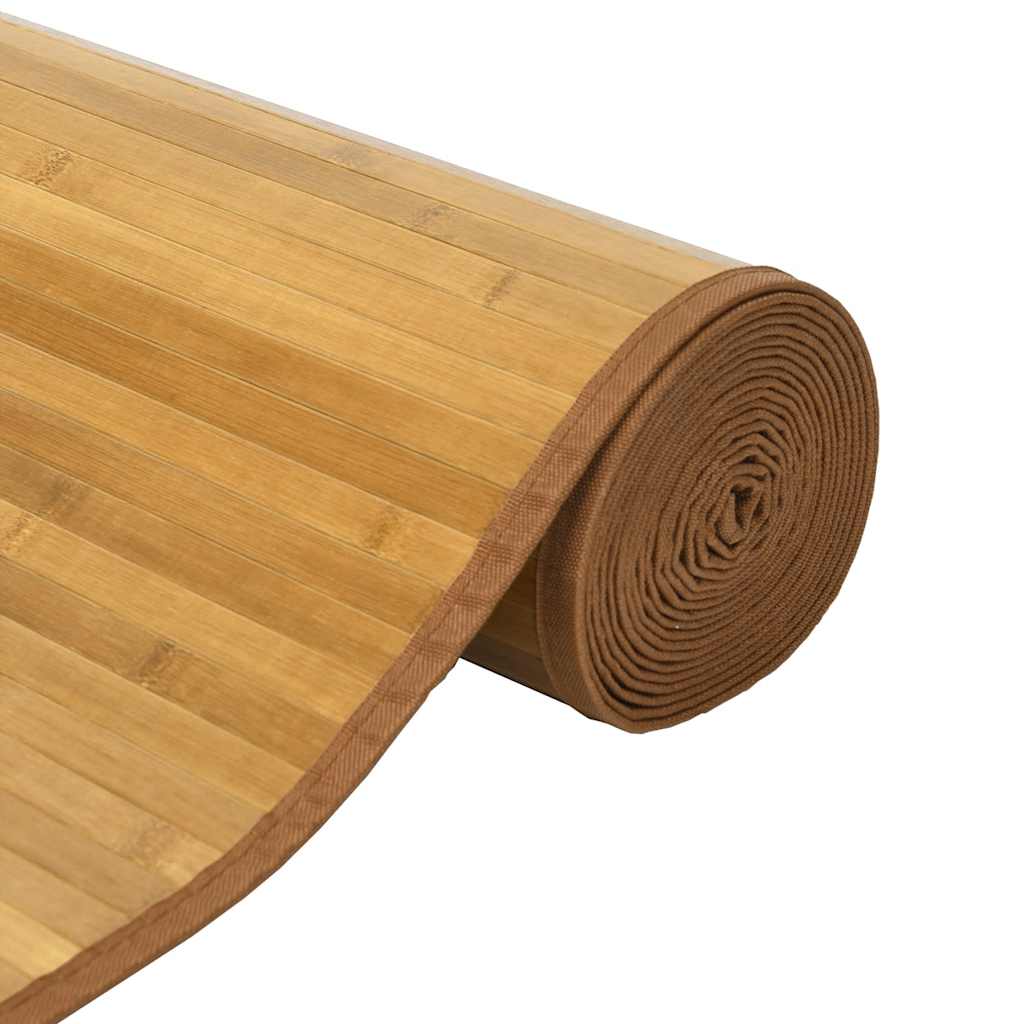 Rug Rectangular Natural 60x100 cm Bamboo