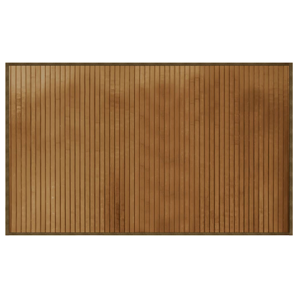 Rug Rectangular Brown60x100 cm Bamboo