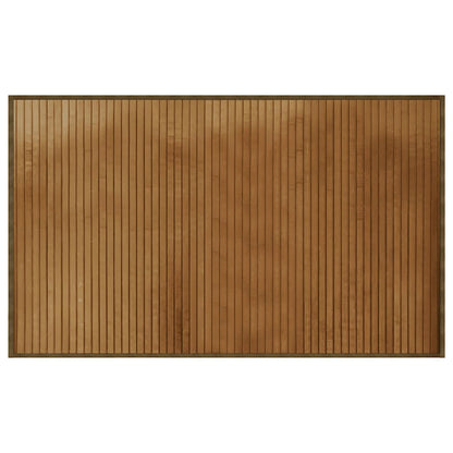 Rug Rectangular Brown60x100 cm Bamboo