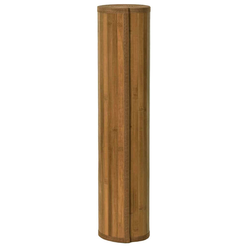 Rug Rectangular Brown60x100 cm Bamboo