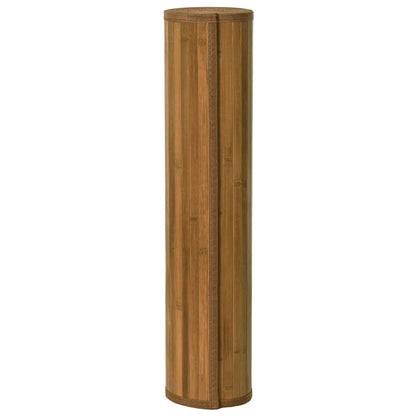 Rug Rectangular Brown60x100 cm Bamboo