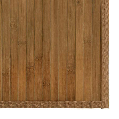 Rug Rectangular Brown60x100 cm Bamboo