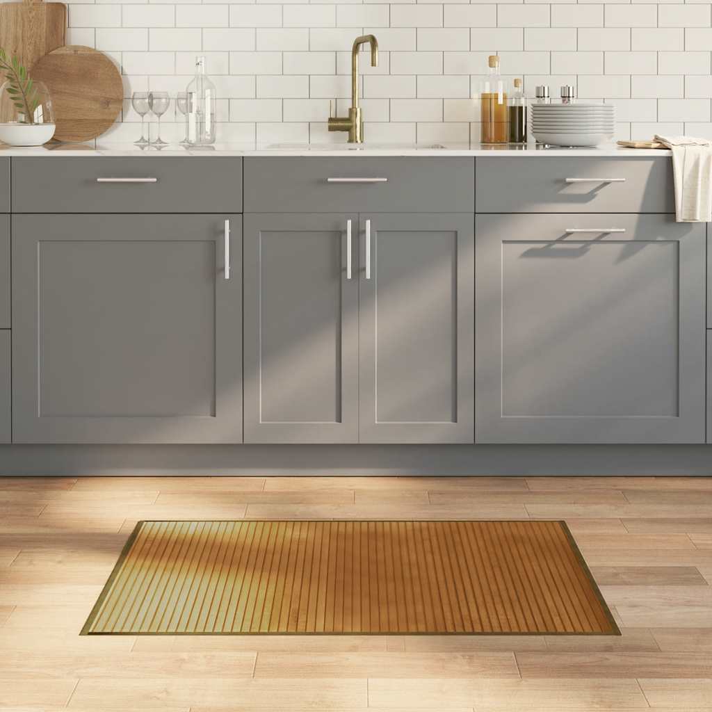 Rug Rectangular Brown60x100 cm Bamboo