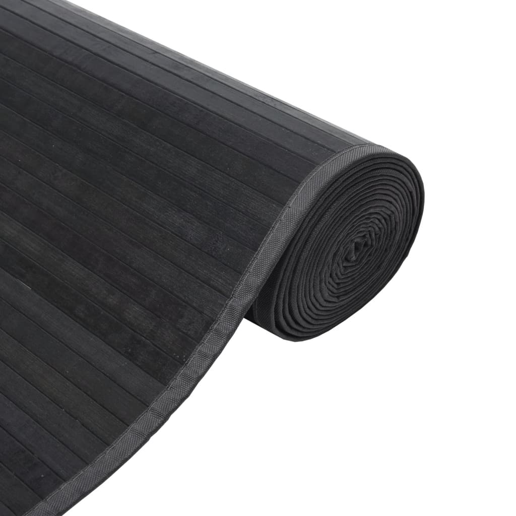 Rug Rectangular Grey60x100 cm Bamboo