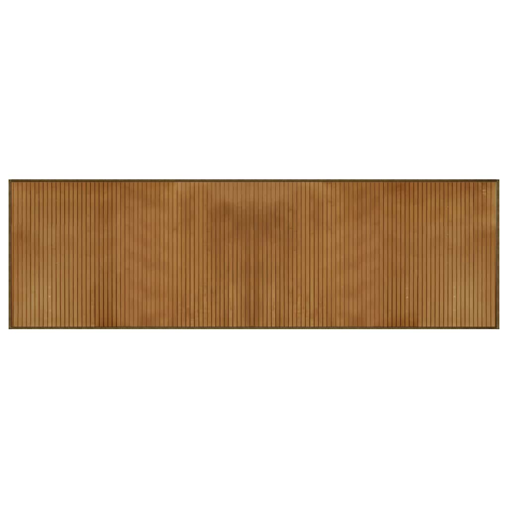 Rug Rectangular Brown60x200 cm Bamboo