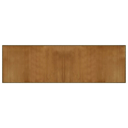 Rug Rectangular Brown60x200 cm Bamboo