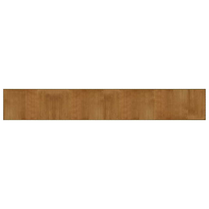 Rug Rectangular Brown60x400 cm Bamboo