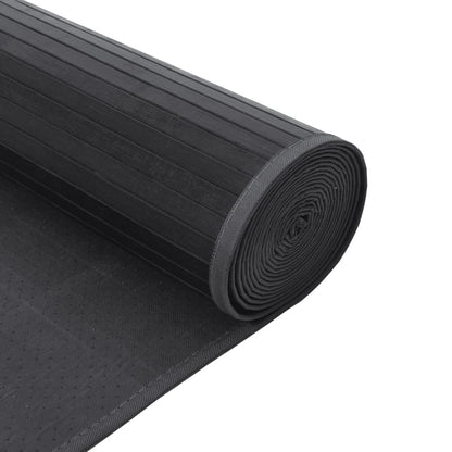 Rug Rectangular Grey60x400 cm Bamboo