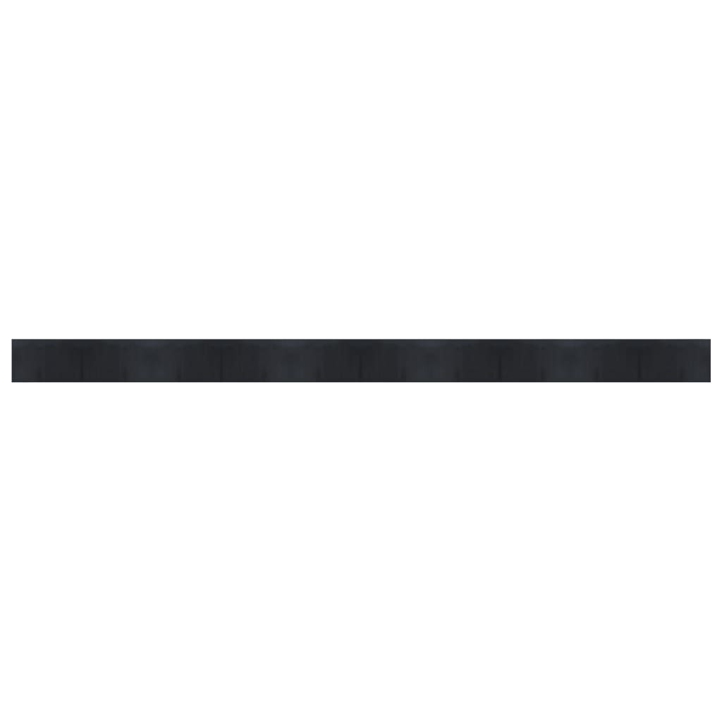 Rug Rectangular Black60x1000 cm Bamboo