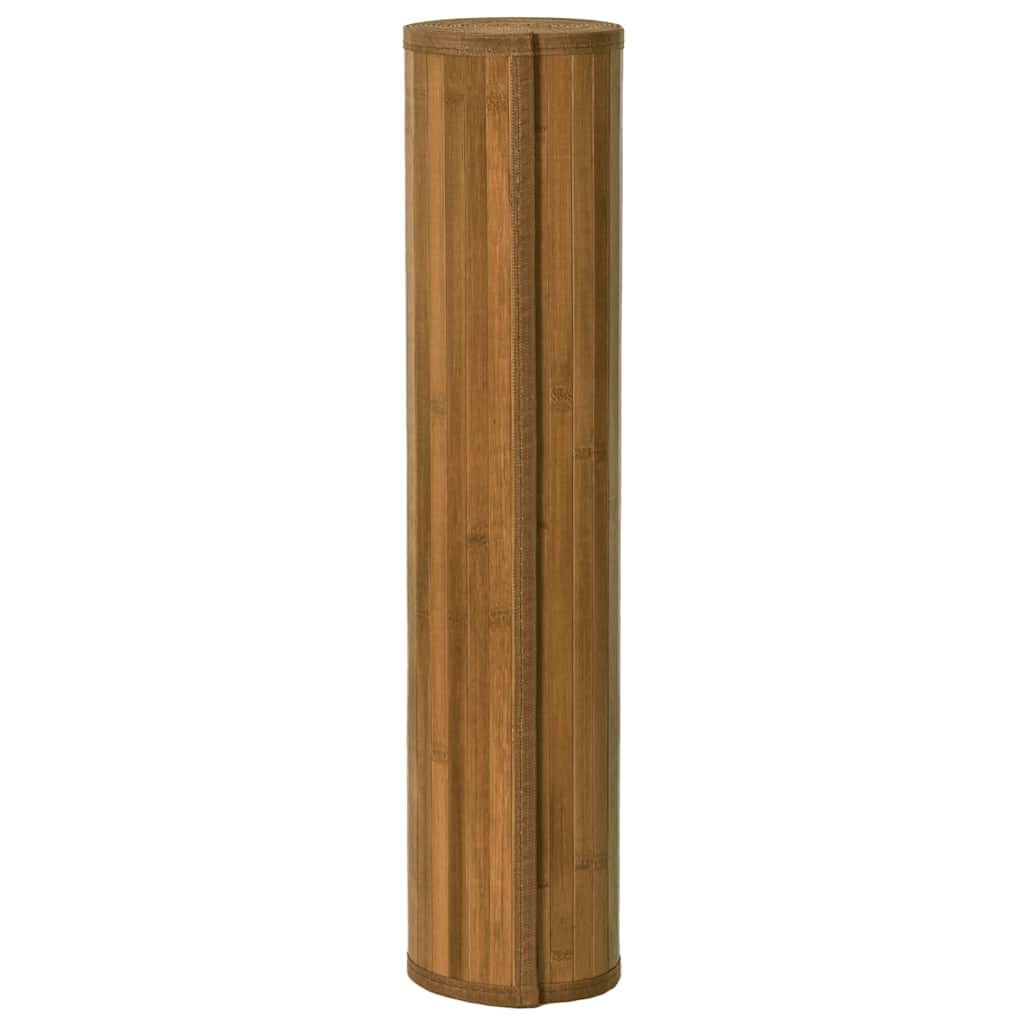 Rug Rectangular Brown60x1000 cm Bamboo
