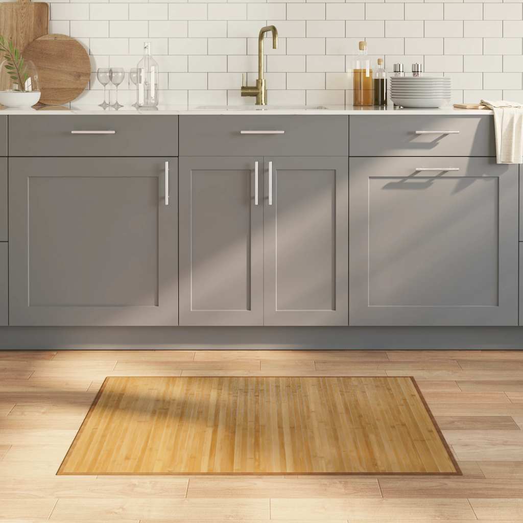 Rug Rectangular Natural70x100 cm Bamboo