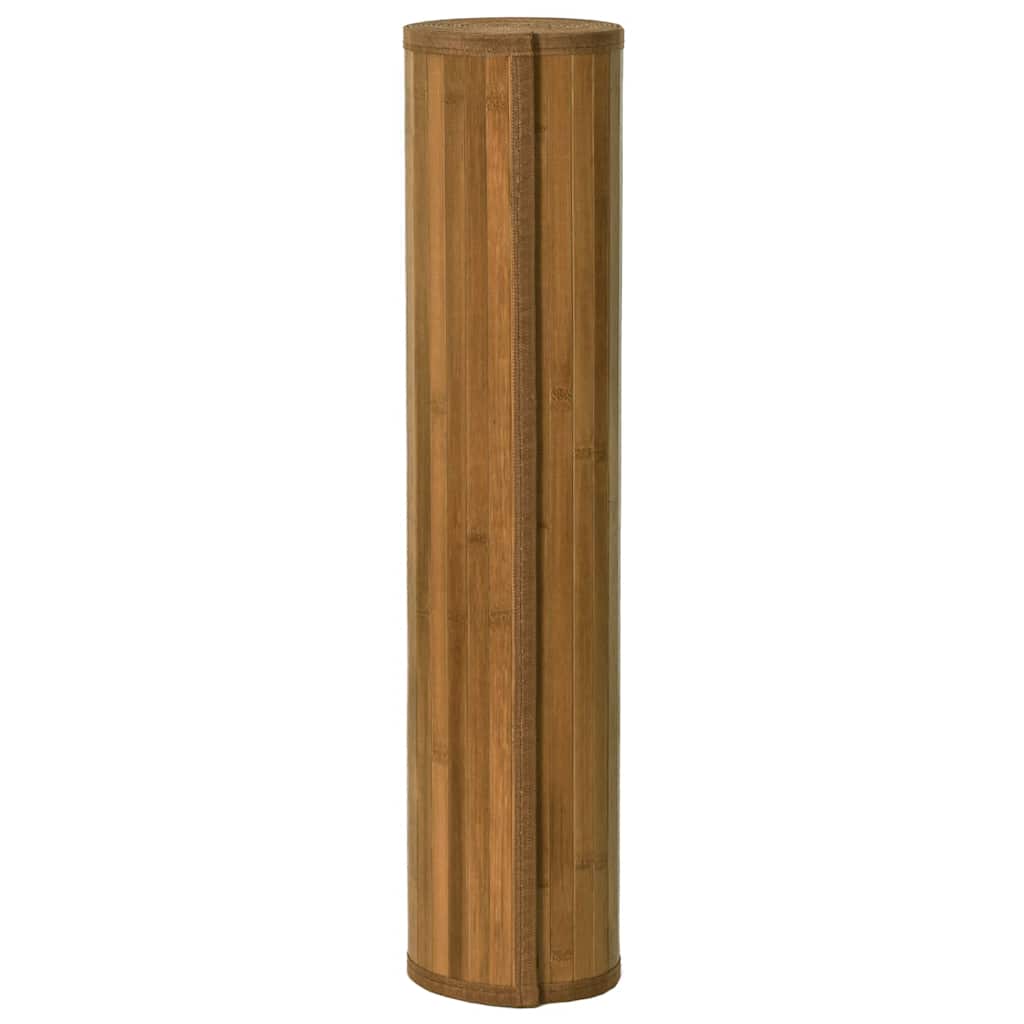 Rug Rectangular Brown70x100 cm Bamboo