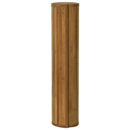 Rug Rectangular Brown70x100 cm Bamboo