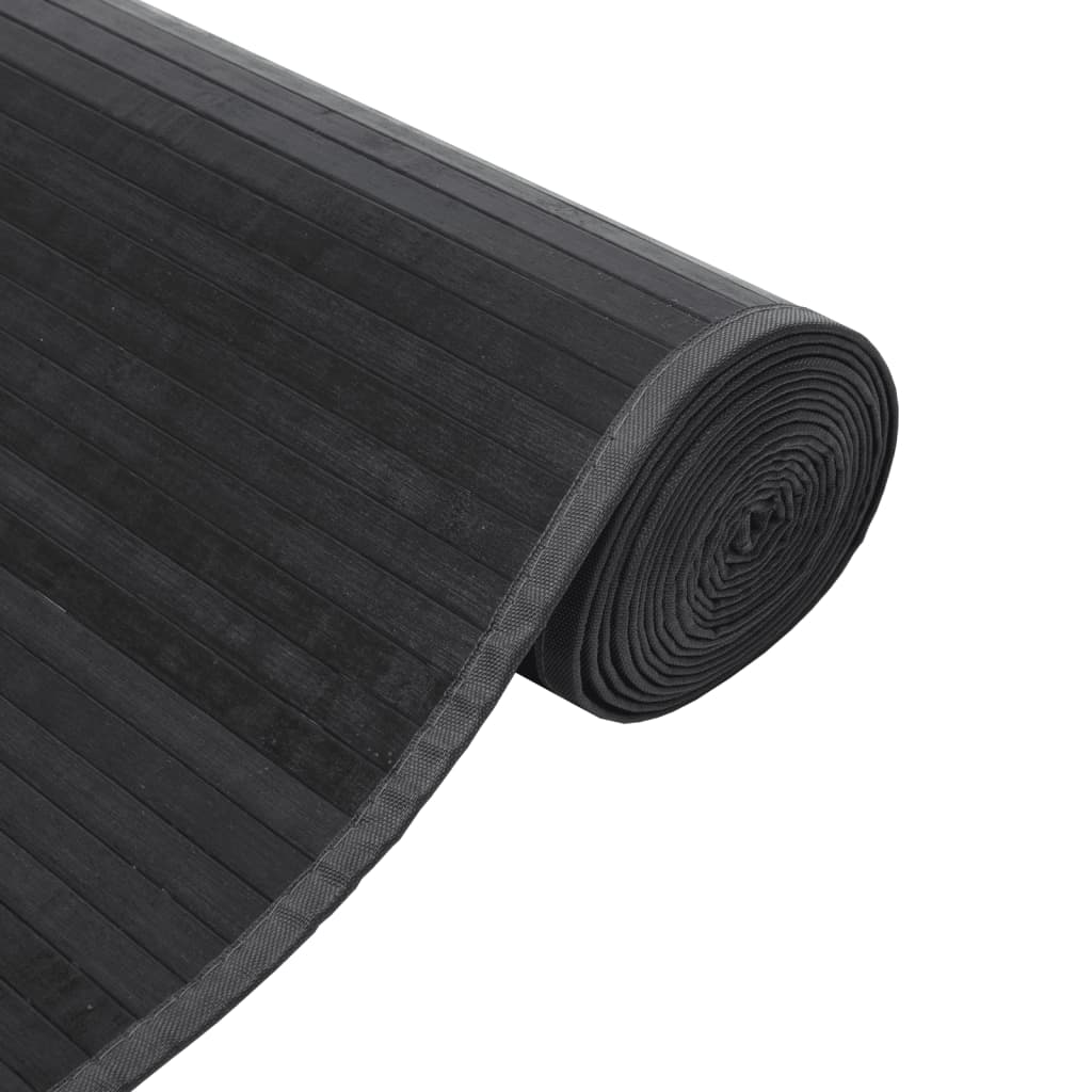 Rug Rectangular Grey70x100 cm Bamboo