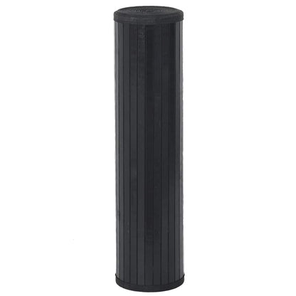 Rug Rectangular Black70x200 cm Bamboo