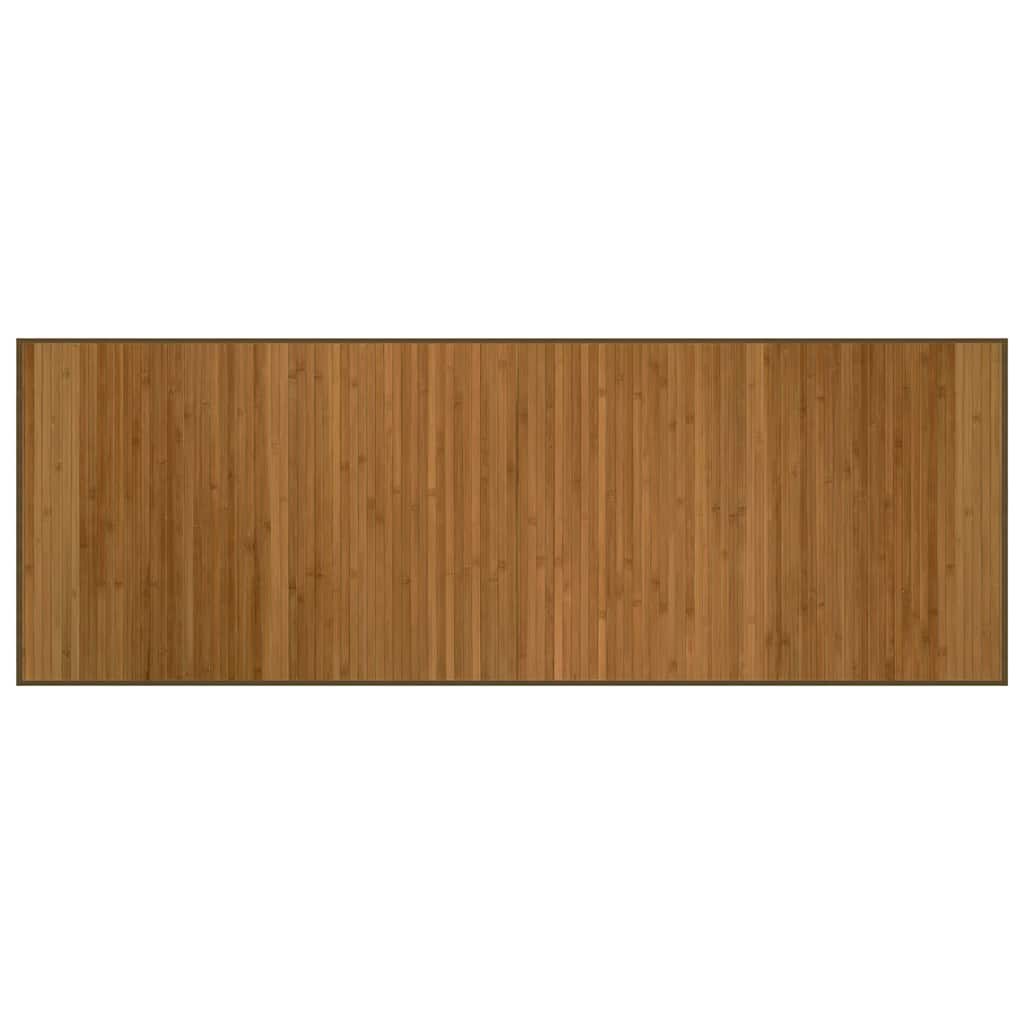 Rug Rectangular Brown70x200 cm Bamboo