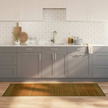 Rug Rectangular Brown70x200 cm Bamboo